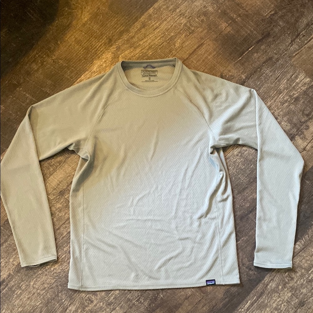 Patagonia Capilene Midweight Baselayer Crew S Tan